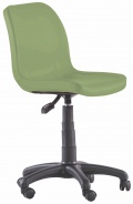 Otočná stolička na kolieskach Common - zelená