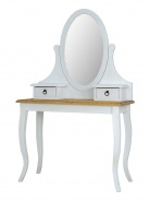 Toaletný stolík z masívu TOL 02 - K16 antická biela