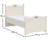 Detská posteľ Lilian 100x200cm - rozmery