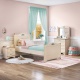 Detská posteľ 100x200cm + nočný stolík Lilian - v priestore - 