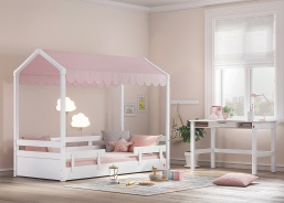 Dievčenská izba Fairy - biela/ružová