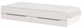 Prístelka 90x200 s úložným priestorom Pure Modular - biela