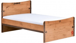 Študentská posteľ Jack 120x200cm - dub lancelot