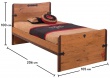Detská posteľ Jack 100x200cm - rozmery