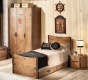 Detská posteľ 100x200cm + nočný stolík + zásuvka pod posteľ Jack - v priestore