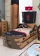 Detská posteľ 90x190cm v tvare lode + zásuvka k posteli 90x180cm Jack - v priestore