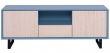 Kombinovaný televízny stolík Layne 752 - modrá/béžová