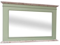 Kúpeľňové zrkadlo Ava 138B - zelená/hnedá
