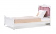 Detská posteľ 100x200cm Luxor - výber farby čelaDetská posteľ 100x200cm Luxor - ružové čelo
