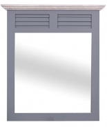 Kúpeľňové zrkadlo Lisi 670 - šedá/biela