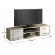 TV stolík, dub sonoma / biela, ZUNO NEW 01