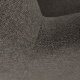 Kreslo ušiak SAMY - šedá/čierna