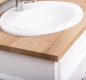 Kúpeľňová skrinka pre 2 umývadlá Ava 4001 - detail