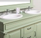 Kúpeľňová skrinka pre 2 umývadlá Ava 4001 - detail