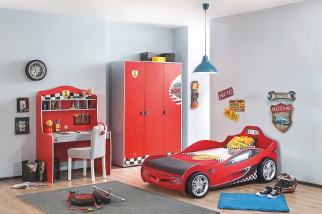 Detská izba Fittipaldi - červená/mix farieb