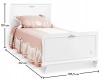 Detská posteľ 100x200cm Ema - rozmery