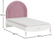 Detská posteľ Susy 120x200cm - rozmery