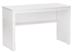 Jednoduchý písací stôl Pure - biela