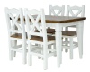 Jedálenský sedliacky stôl masív 80x140 MES 03B - K17+K02