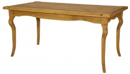 Drevený stôl 90x160 rustikálny LUD 01 - výber morenia