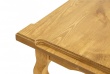 Drevený stôl 90x160 rustikálny LUD 01 - detail