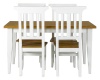 Jedálenský sedliacky stôl 80x120 MES 03 A s hladkou doskou - K17+K02