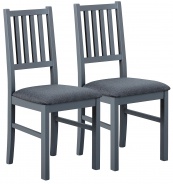 Jedálenská stolička (2 kusy) Weston - šedá