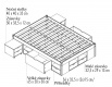 Posteľ z masívu 140x190cm s výsuvnými nočnými stolíkmi a úložným priestorom Diablo - rozmery