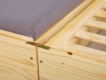 Rozkladacia posteľ 90x200cm Tulip - detail