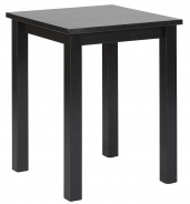 Odkladací stolík z masívu Judd - čierna