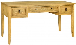 Moderný písací stôl z masívu PEL 03 Gilda - K16 - antická biela