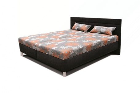 Čalúnená posteľ s roštom a matracom VANDA - výber rozmerov a poťahov