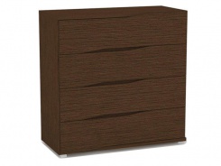 Komoda REA Wave 3 zásuvková-wenge