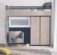 Posteľ II 90x200cm Lincoln Modular - v priestore