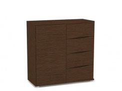 Komoda REA Wave 6 kombinovaná-wenge