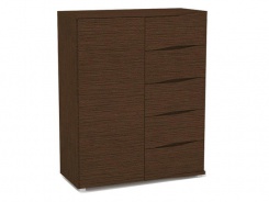 Komoda REA Wave 7 kombinovaná-wenge
