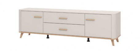 Tv stolík 180 Devon - kašmír, dub
