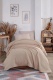 Prikrývka 160x230 Pique - cappuccino