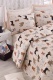 Prikrývka 200x220 Dogs - ružová
