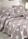 Prikrývka 200x220 + 2 vankúše Love - ružová, biela, béžová