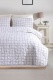Prikrývka 200x220 + 2 vankúše Black line - čierná, bielá