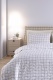 Prikrývka 200x220 + 2 vankúše Black line - čierná, bielá