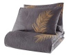 Prikrývka 200x220 + 2 vankúše Plume - šedá