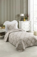 Prikrývka + vankúš 160x220 Beige - béžová