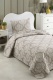 Prikrývka + vankúš 160x220 Beige - béžová
