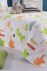 Prikrývka 200x220 + 2 vankúše Dino - bielá