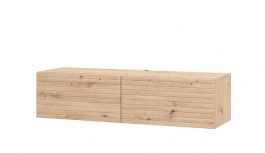 Závesný TV stolík 128 cm Raffe - dub artisan