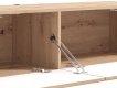 Závesný TV stolík 154 cm - Raffe - detail otvorený