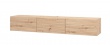 Závesný TV stolík 192 cm Raffe - dub artisan
