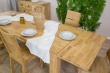 Masívny jedálenský stôl s rozkladaním - dub